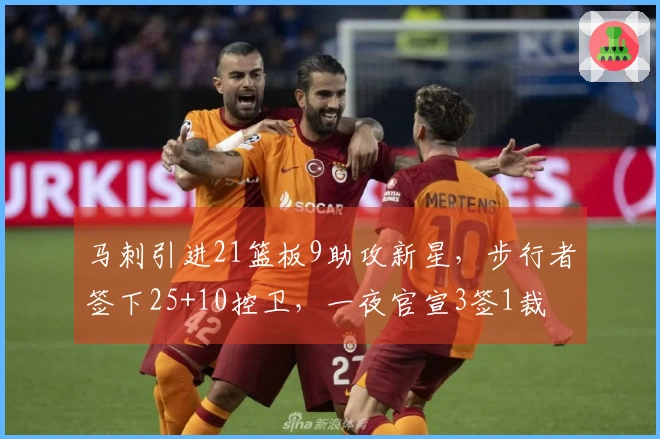 马刺引进21篮板9助攻新星，步行者签下25+10控卫，一夜官宣3签1裁